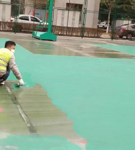 韶关球场地面翻新